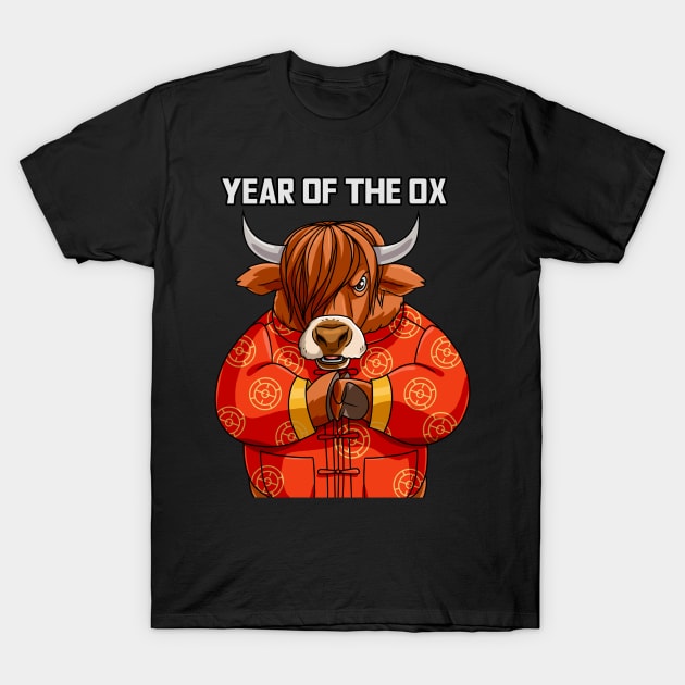 Year Of The Ox Chinese Lunar New Years T-Shirt by Noseking